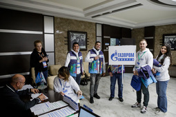 Аккредитация делегации "Газпром энерго"