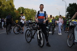 Ночной велофестиваль в Москве. Июль 2022
