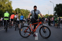 Ночной велофестиваль в Москве. Июль 2022